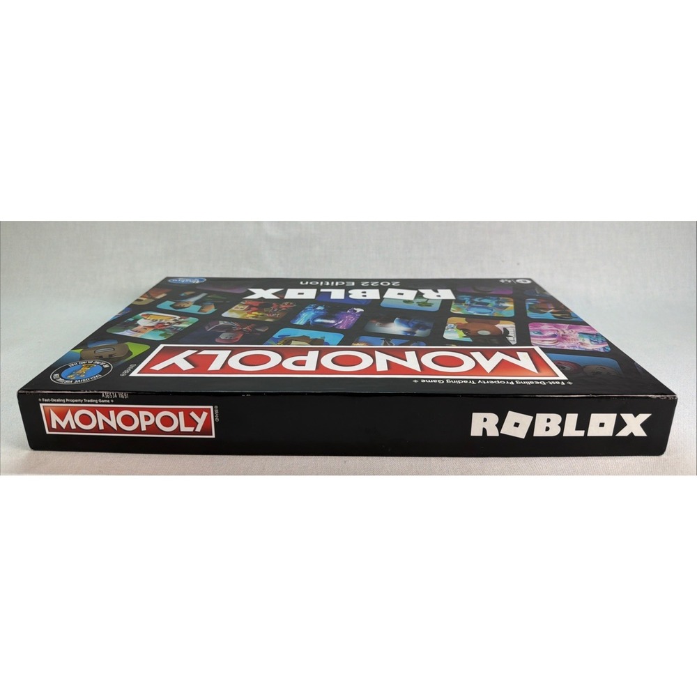 Monopoly ROBLOX 2022 Edition Board Game Missing 4 Tokens Hasbro Gaming - Picture 16 of 16